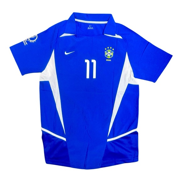 2002 retro Brazil away Ronaldinho soccer football New